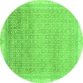 thumbnail image 1 of Ahgly Company Indoor Round Abstract Green Modern Area Rugs, 7' Round, 1 of 4