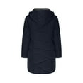 thumbnail image 4 of Tdoqot Womens Parka Jacket with Hood- Warm Midweight Casual Full Zip Winter Snow Coats Sherpa Lined Navy Size M, 4 of 8
