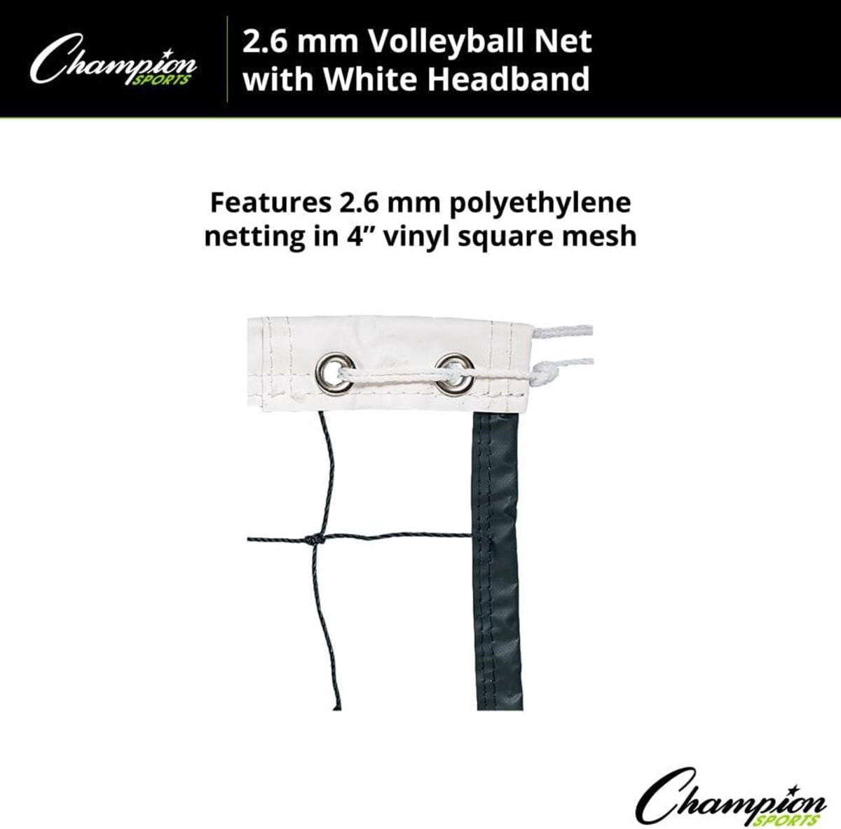 Champion Sports Braided Volleyball Nets