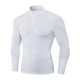 thumbnail image 2 of Sonducket Ropa interior térmica para hombre, camisetas deportivas de invierno de alta elasticidad para hombre, jersey largo con cremallera para Camisetas Blanco Sonducket AP013564-01, 2 of 6