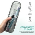 thumbnail image 2 of Beaupretty 2Pcs Travel Toothbrush Case with Ample Space for Toothbrush Toothpaste and Face Wash, 2 of 8