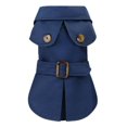 thumbnail image 1 of AMERTEER Pet British Style Tricolour Warm Coat Small Dogs Autumnr Jacket, 1 of 6