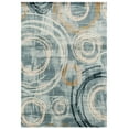 thumbnail image 2 of Luxe Weavers Modern Abstract Circle Blue 8x10 Area Rug, 2 of 6