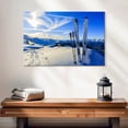 thumbnail image 2 of Elephant Stock Snowy Mountain Ski Trip Wall Art - Horizontal Canvas Wall Art - Living Room Wall Decor - Sports Canvas - Blue And Beige Decor - 24" x 16", 2 of 8