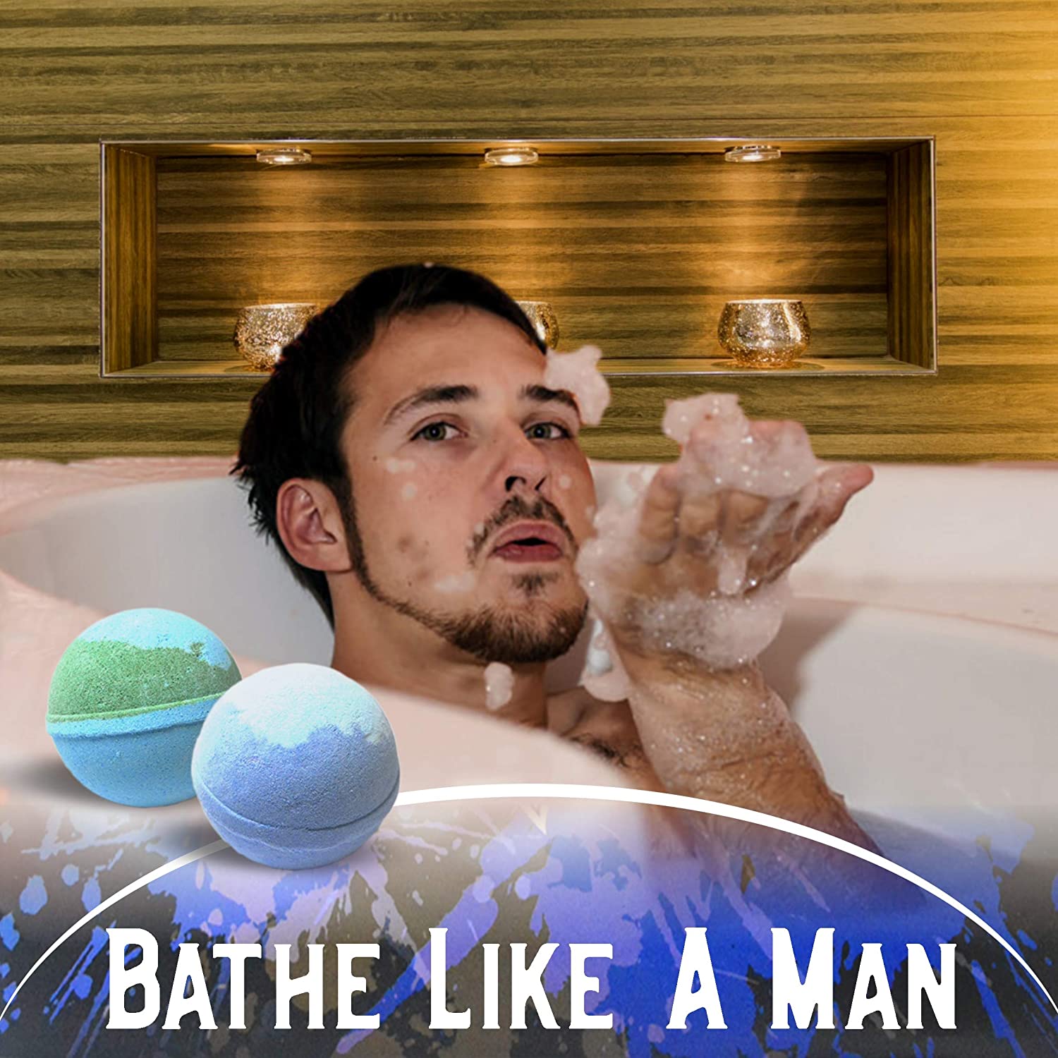 Purelis Naturals Men's Bath Bomb Gift Set