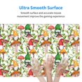thumbnail image 6 of Disketp Gaming Mouse Pad Mushrooms Gnomes Pattern Large Mouse Mat Long Extended Desk Pad Non-Slip Rubber Mice Pads Stitched Edges Thin Pad (11.8x31.5 Inch), 6 of 9