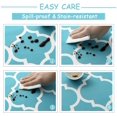 thumbnail image 3 of Moroccan Polyester Fabric Tablecloth - Water-Resistant Wrinkle Free Rectangle Dining Table Cover, Washable Protector for Holiday and Outdoor, 3 of 7