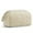 Beige, variant on Makeup Bag Cosmetic Bag Wide Open, Beige, M, Wide-open Travel Makeup Bag With Puffy Padded and Rectangular Quilted