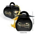 thumbnail image 3 of Clearance Sale! Dusknt Graduation Cap Graduation Decorations Class of 2025 Candy Box with Tassel for 2025 Grad, Graduation Season Candy Packaging Box Black, 3 of 4