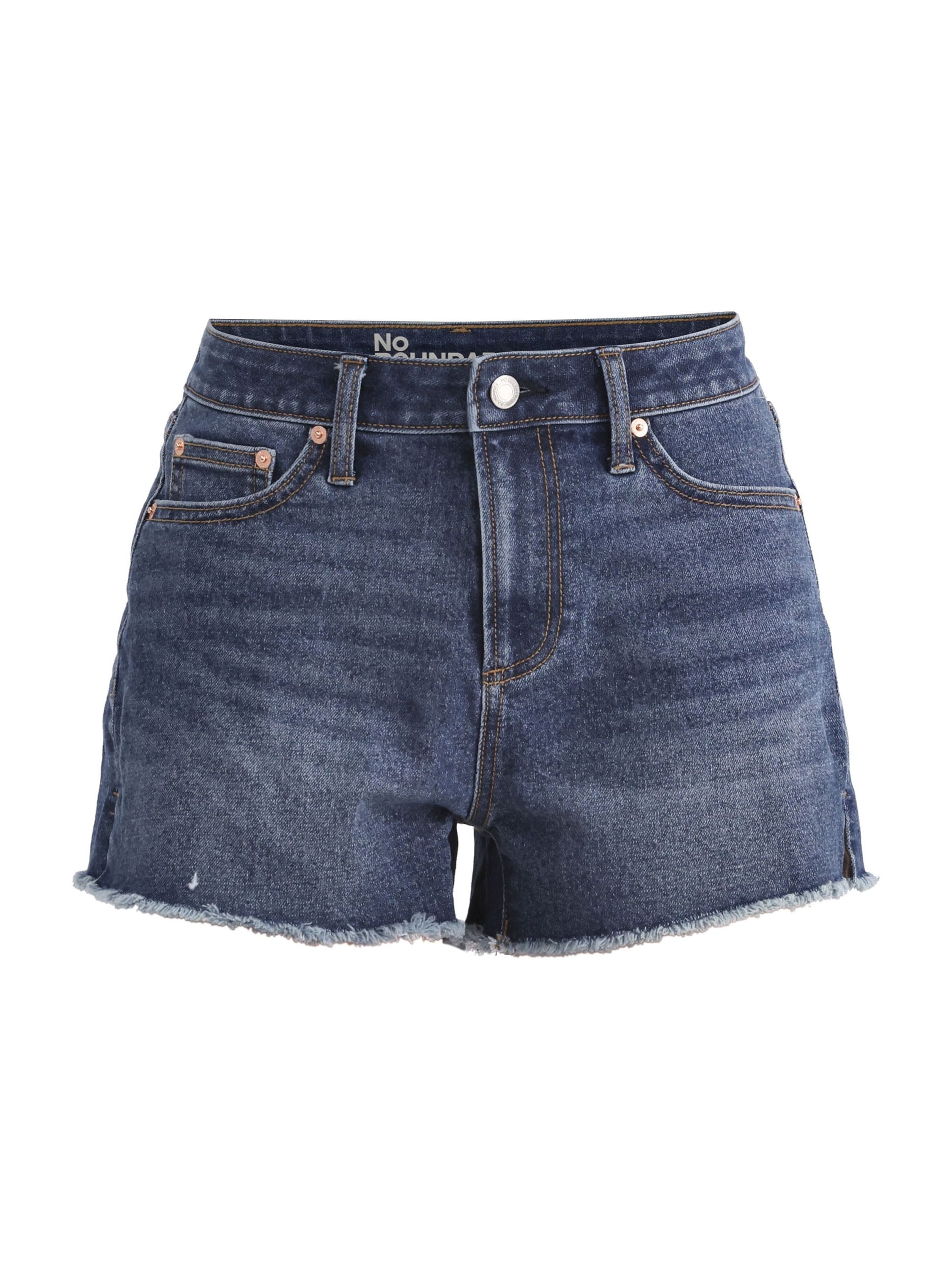 No Boundaries Women's Mid Rise Denim Short, Sizes 2-26W