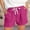 Hot Pink, variant on Itsame Women Walk Shorts With Pockets Womens Loose Short Sweat Pants Fashionable Tight Casual Shorts Brown Size S
