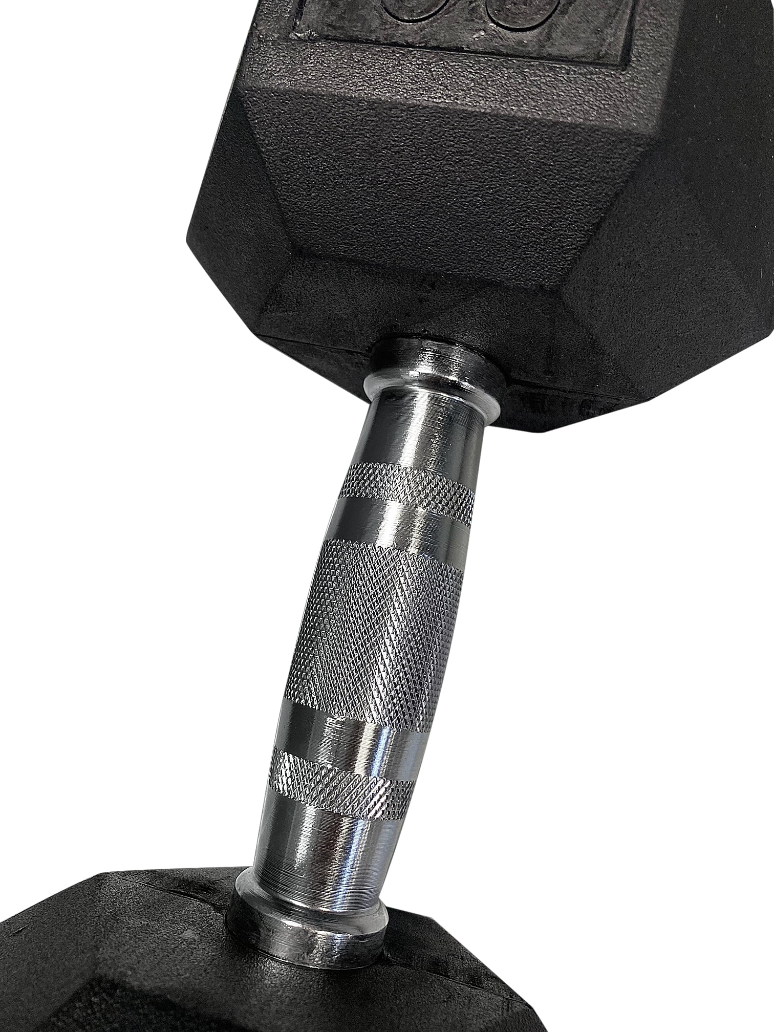 Gymenist, 45lb Rubber Hex Dumbbell, Single