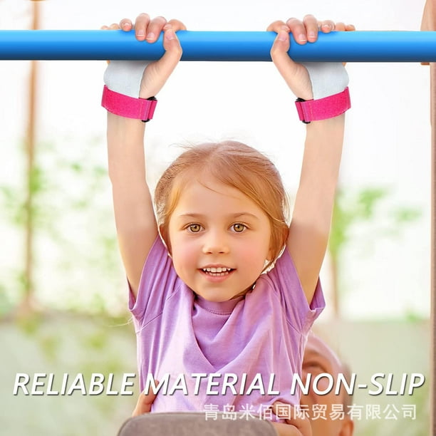 Lipstore Poignées de Gymnastique pour Enfants Gants Respirants pour Accessoires d'Exercice Rose P