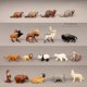 thumbnail image 1 of Simulation Mini Wild Animals Toy Figures Lion Brown Panda Bear BISON Otter Wolf Stag Alpaca Car Model Toys for Children GiftsG He Qiyong unisex, 1 of 1