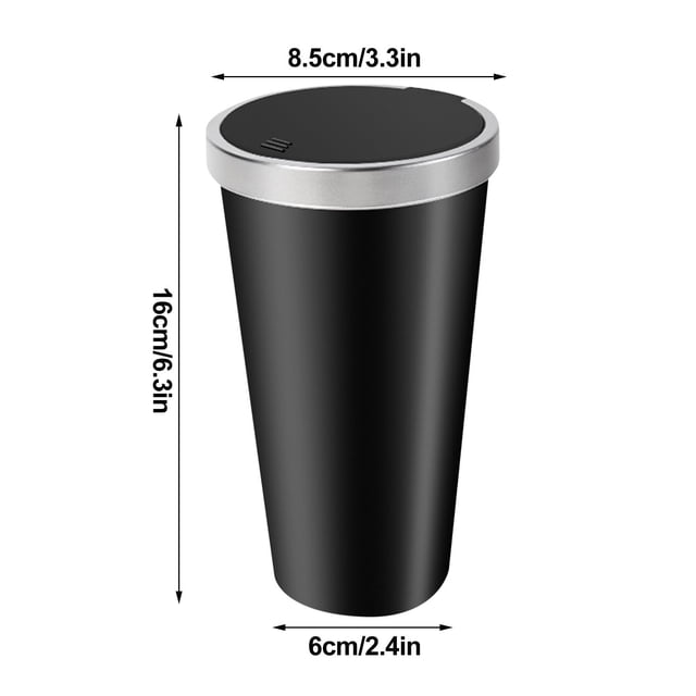 Storage Bins with Lids Car Garbage Bin Storage Box Multifunctional Press Open Lid Storage Box Suitable for Various Scenarios Of Car Storage Box