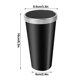 thumbnail image 2 of Bote de basura para automóviles | Cubo de basura montado en vehículo con tapa abierta a presión | Cesta de almacenamiento de plástico multifuncional | Ahorro de espacio para automóviles, 2 of 8