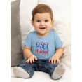 thumbnail image 2 of Made In 'Merica Banner T-Shirt Infant -Image by Shutterstock,  12 Months, 2 of 4