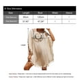 thumbnail image 6 of Swimsuit Cover Up for Women Plus Size Hollow Hand Crochet Neck Boho Bathing Suit Cover Ups Casual Beach Cover Up with Fringed Hem Shermie, 6 of 6