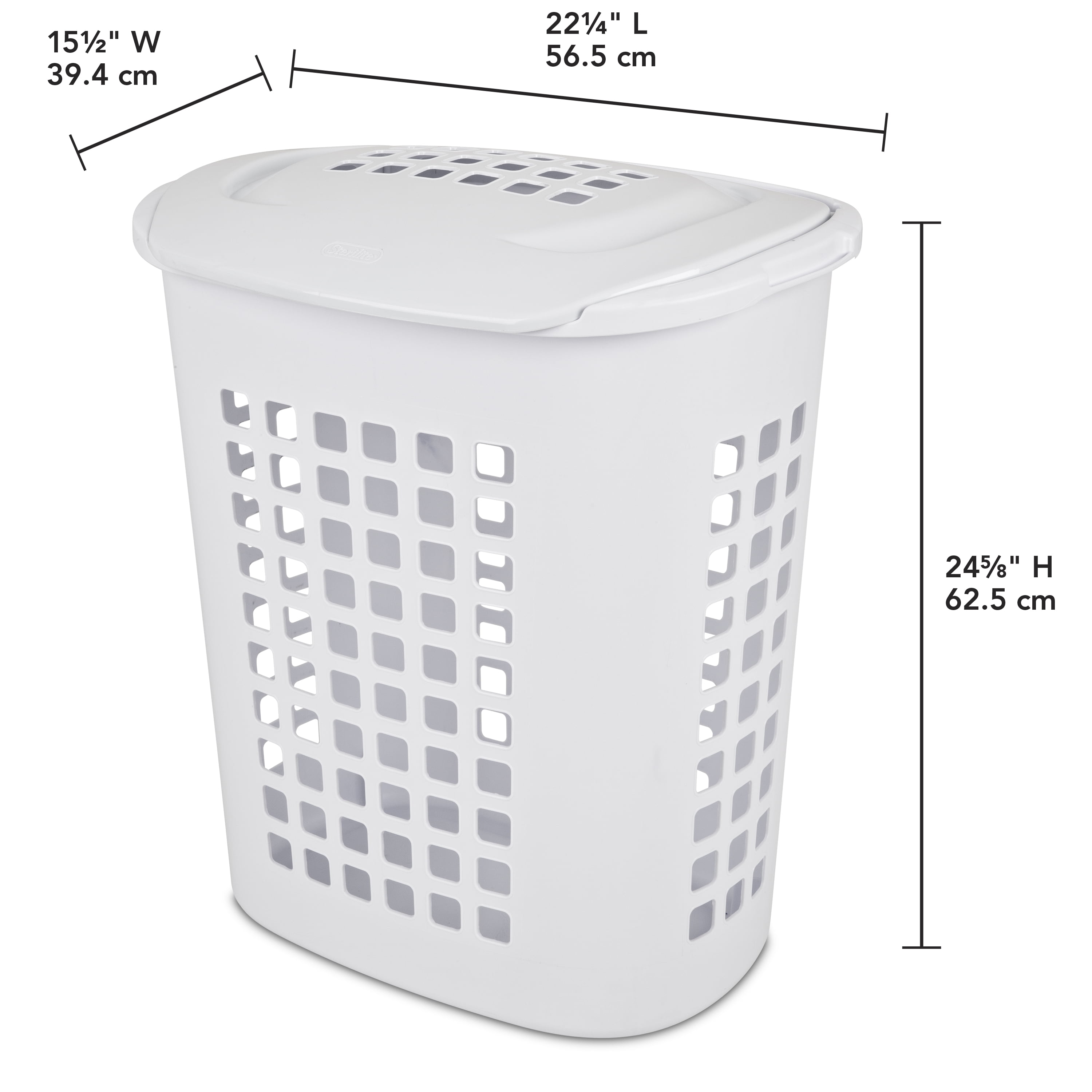 plastic laundry hamper