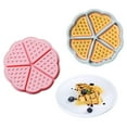 thumbnail image 2 of 2PCS Silicone Waffle Mold 5 Cavity Heart Shaped Cake Muffin Pancake Mold for Baking Tools, 2 of 9