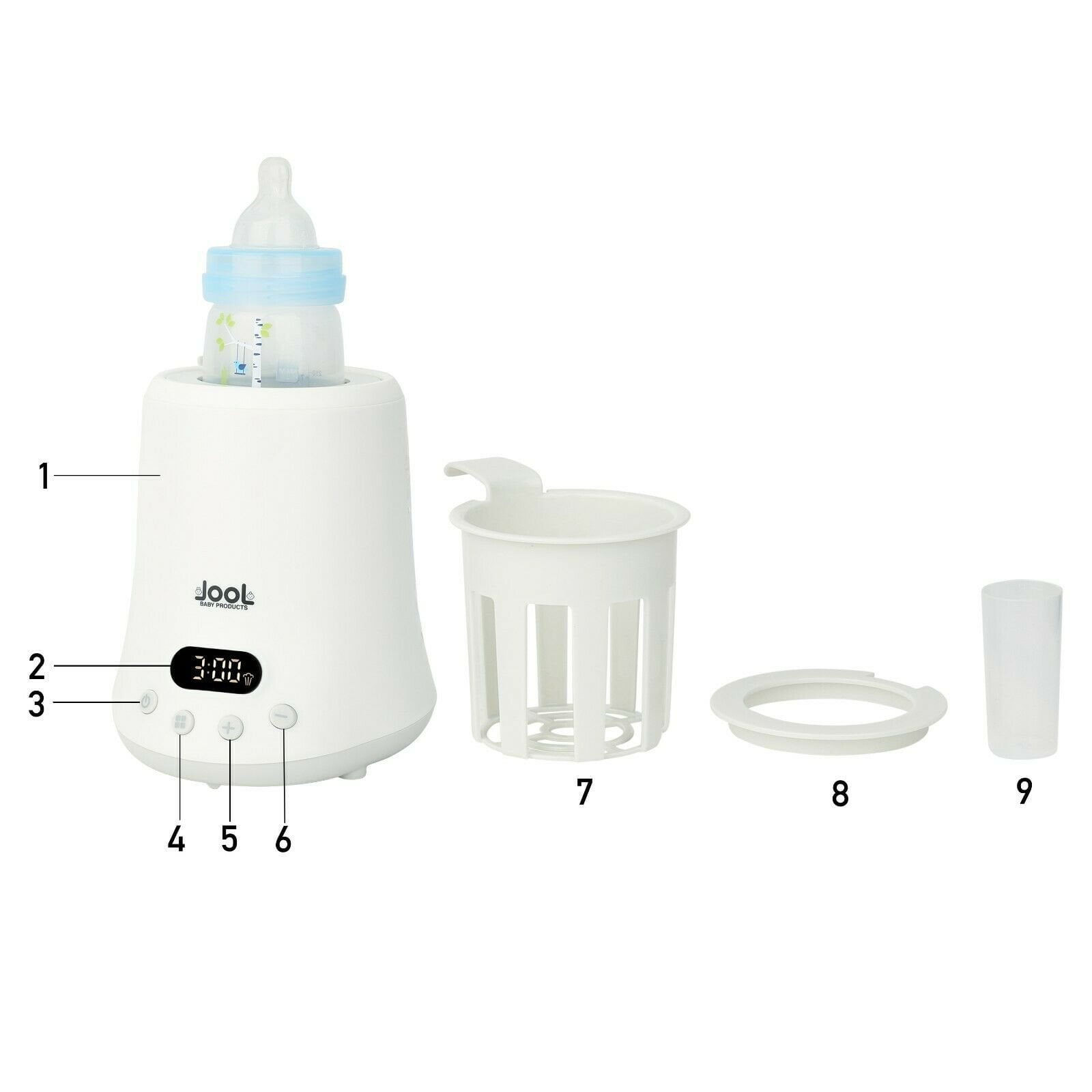 Junobie Formula & Breastmilk Bottle Warmer & Cooler Cup