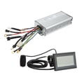 thumbnail image 4 of Kit de Conversión de Batería ANGGREK para Bicicleta Controlador 30A con Pantalla LCD3 para Bicicleta Eléctrica Motor de CC de 36V 48V 1000W, 4 of 8