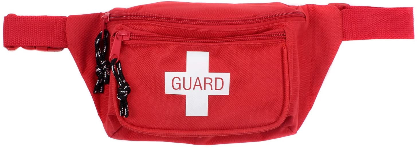 Ever Ready First Aid, Fanny Pack/Hip Pack, Fully Stocked First Aid Kit with Adult & Infant CPR Combo Masks with Beaty