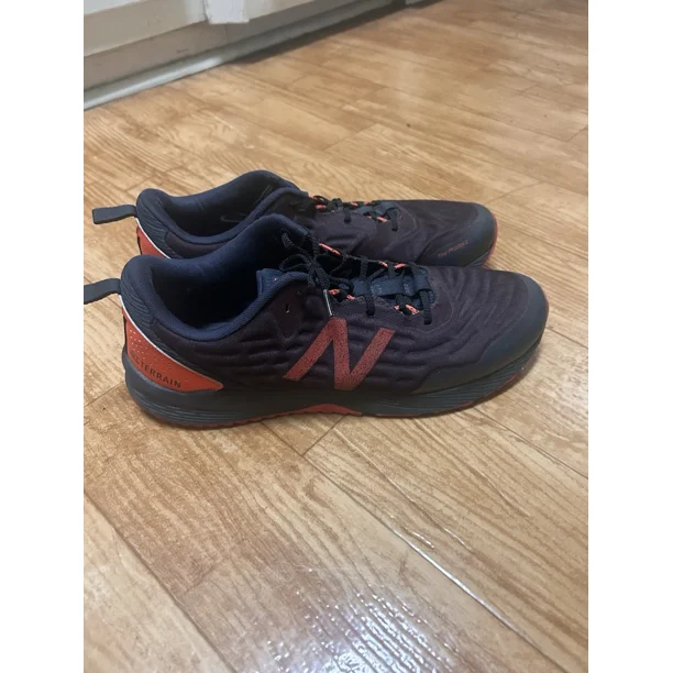 New Balance Mens Size 12 Nitrel V3 Blue & Red Trail Shoes Sneakers Outdoor