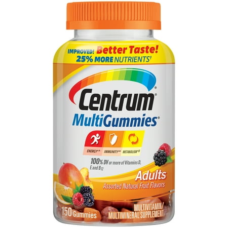 Centrum MultiGummies Adult 150 ct, Multivitamin Gummies