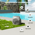 thumbnail image 3 of Smart Bluetooth Speakers with Colorful Lights , Outdoor Waterproof Speaker for Pool Garden and Outdoor Activities, Solar-Powered, Build in App Control,TWS Paring, 3 of 8