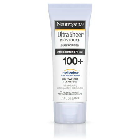 Neutrogena Ultra Sheer Dry-Touch Sunscreen, Broad Spectrum Spf 100, 3 Fl. Oz.