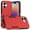 Red, variant on Decase Compatible with iPhone 17 2025 Case, Heavy Duty Hybrid 2 in 1 Hard PC+Soft Flexible Rubber Silicone Dual-Layer Cover,Shockproof Protective Phone Case for iPhone 17,Red