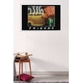 thumbnail image 2 of Friends - Coffee Wall Poster, 22.375" x 34", Framed, 2 of 2