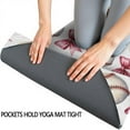 thumbnail image 3 of Pink Baseballs and Bows Pattern Hot Yoga Mat Towel Non Slip for Hot Yoga - Quick-Drying Yoga Mat Cover with 4 Corner Pockets with Travel Bag - Hot Yoga Towel Non Slip 70"x26", 3 of 6