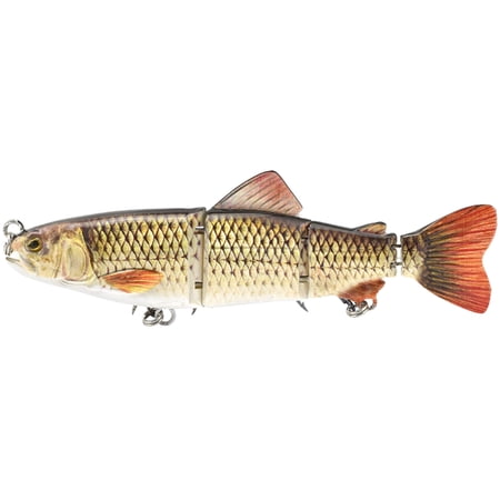 Oasiva 4 Segment Hard Baits Swimbaits Slow Sinking Swimming Lures Fishing Accessories