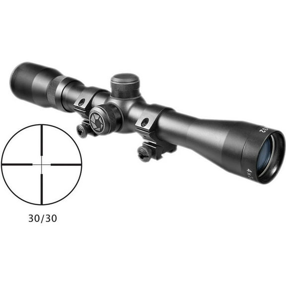 Barska plinker-22 1/4 MOA 1" Scope 4 X Zoom, Matte Black