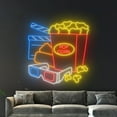 thumbnail image 5 of Handmadetneonsign Movie Time Neon Light, Cinema Neon Sign, Movie Theater Led Light, Film Drink, 5 of 5
