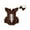 Coffee, variant on Txlixc Baby Girl Fall Outfits Ruffle Sleeveless Football Embroidery Romper with Headband Set Newborn Clothes