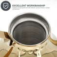 thumbnail image 6 of Sensethe Stainless Steel Tea Kettle with Infuser for Loose Leaf - 1.2L Capacity, 6 of 6