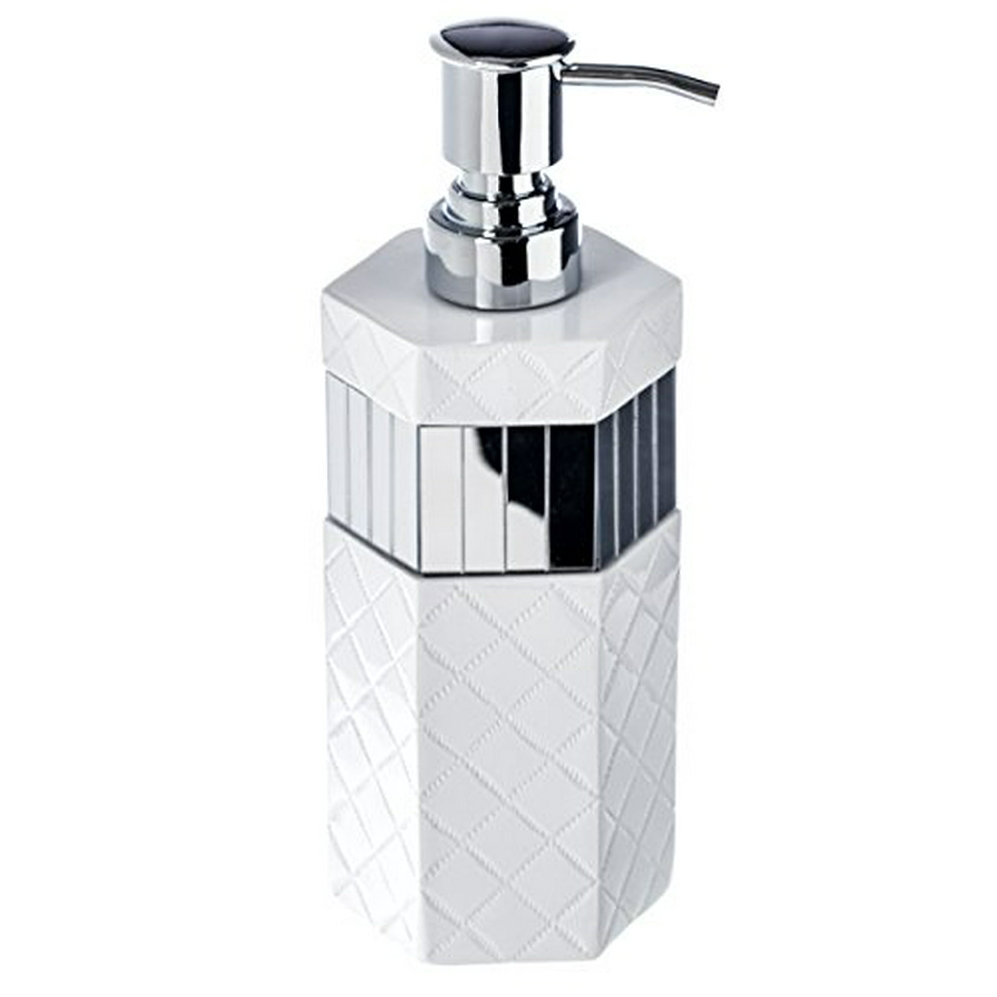 Quilted Mirror Hand Soap Dispenser 3a X 3a X 7 9a Countertop