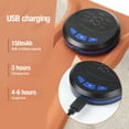 thumbnail image 4 of LANFENG EMS Foot Massager Neuropathy Mat Orange USB Rechargeable Electric Feet Massage Machine with Pulse Acupoints Pain Relief, 4 of 8