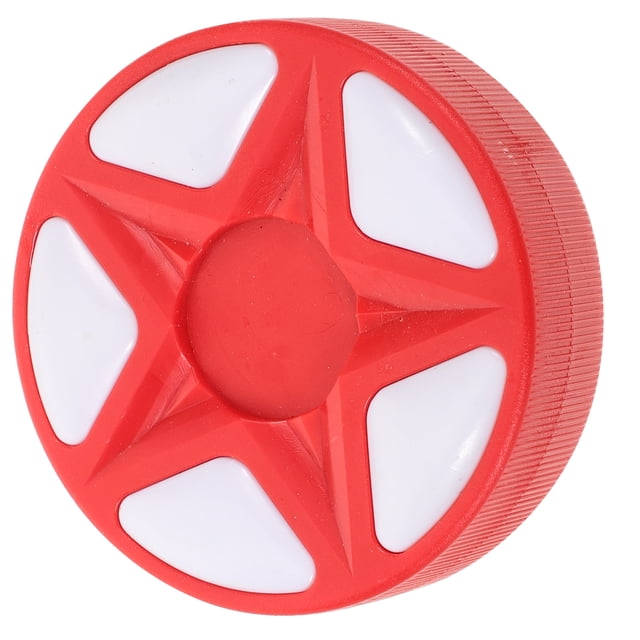 Raindrops Rondelles de Hockey à Réponse Précise pour Glace Synthétique PP Rouge pour Athlètes Jeux Compétitifs Lot de 1