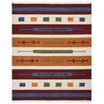 thumbnail image 4 of Rugsotic Carpets Eco-Friendly Woven Hand Woven Kilim Flat Weave Multicolor Contemporary Area Rug, 5'x8' Rectangle, Antimicrobial, 4 of 10