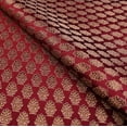thumbnail image 2 of eloria Damask Embroidered Brocade Jacquard Sewing Apparel Making Fabric by the Yard Kurta Dress Apparel Cloth, Color: Red, 2 of 4