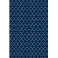 thumbnail image 2 of Aspen Brands RUG10B46 4 x 6 ft. Quaterfoil Design Rug - Blue & White, 2 of 2
