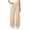 Beige, variant on Xudanell Girl's Sweatpants Drawstring Waist Wide Leg Pants Casual Athletic Trousers Baggy Workout Summer Pants for 11-12 Years