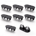 thumbnail image 1 of 8 piezas de ruedas peque?as para muebles, la polea de caja de almacenamiento negra, con cinta adhesiva de doble cara, mini polea adhesiva, utilizada para cubos de basura, cubo de almacenamiento, 1 of 2