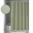 thumbnail image 4 of Sage Green Shower Curtain, 72" x 72", Solid Color Waterproof Bathroom Curtain Washable Shower Curtain Set with 12 Hooks, 4 of 6