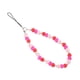 thumbnail image 5 of Funda para teléfono, correa para la muñeca, elegantes llaveros, regalo ideal, lindas correas para amuletos de teléfono. Cuentas en forma de corazón, 5 of 9