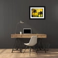 thumbnail image 3 of PI Studio 24x19 Black Ornate Wood Framed with Double Matting Museum Art Print Titled - Two Palms, 3 of 4